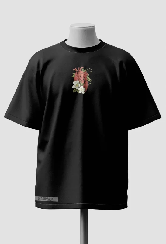 Heart & Bloom versized Emotional Streetwear