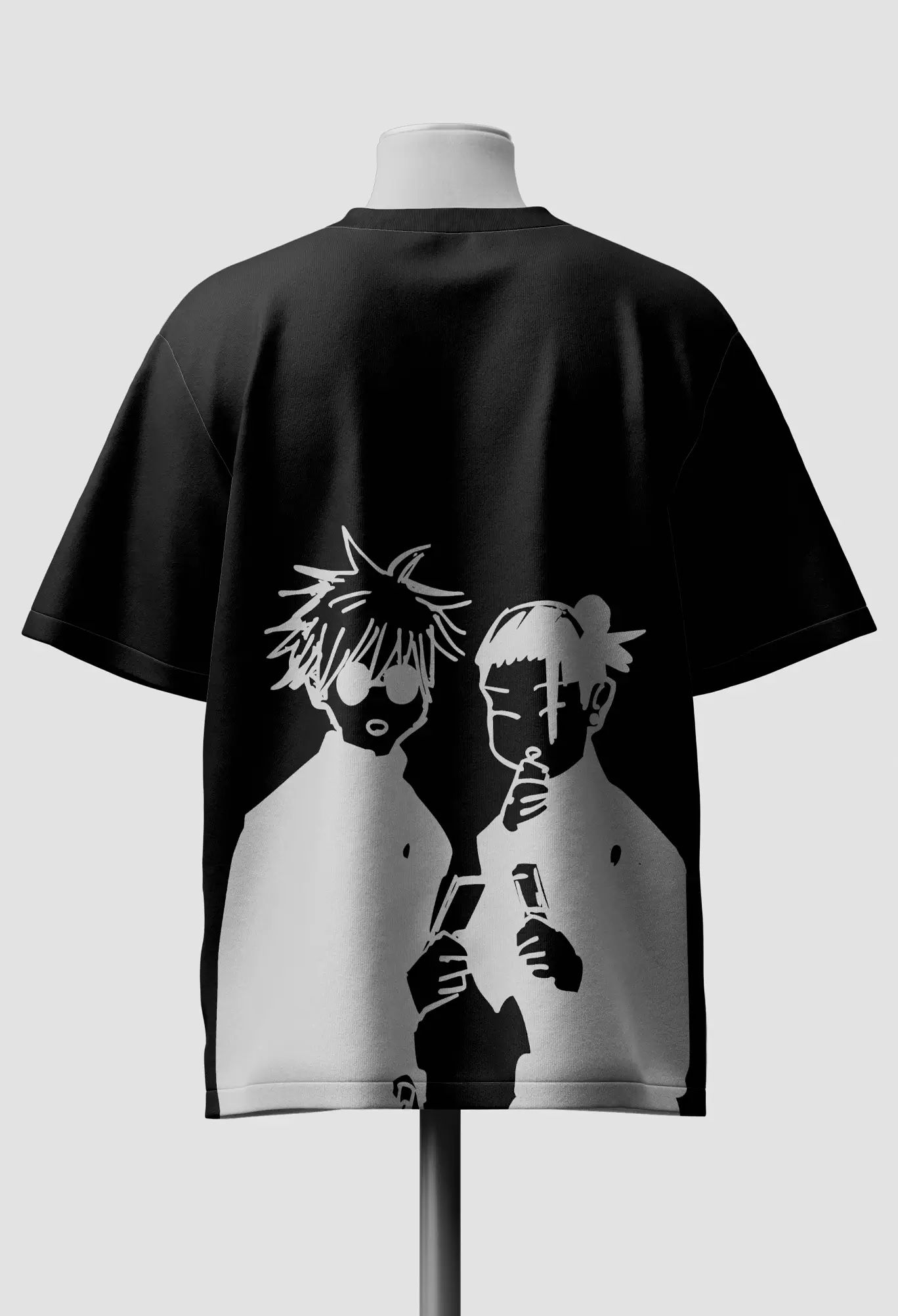 Jujutsu Kaisen Oversized Anime Streetwear Shirt Jujutsu Kaisen Oversized Anime Streetwear Shirt