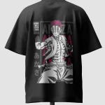 Akaza 2 Demon Slayer oversized shirt back
