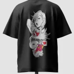 DAN DAN oversized Anime Shirt back