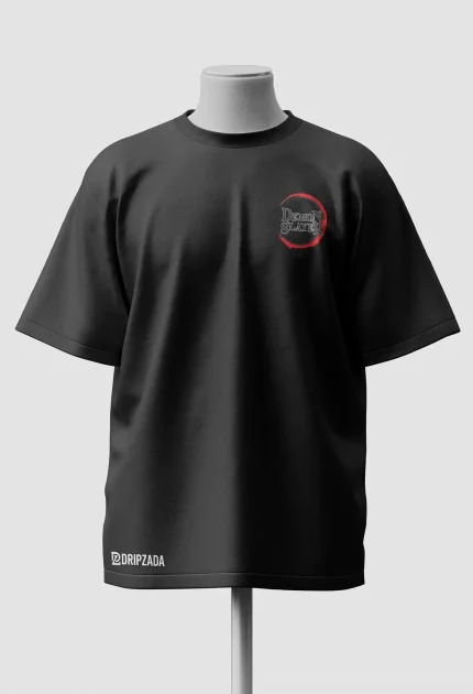 Demon Slayer squad Oversized Anime T-Shirt front