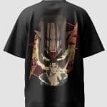 Eren Yeager Oversized Anime T-Shirt back