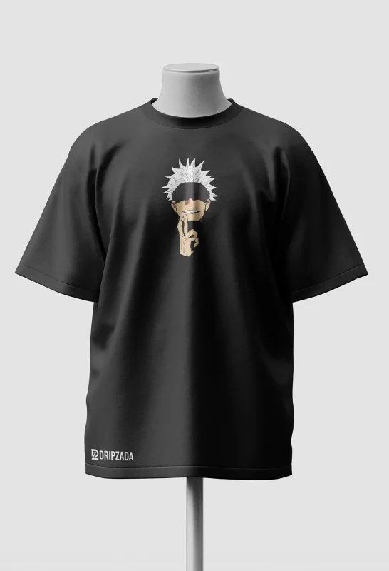 Gojo Satoru Oversized Anime T-Shirt front