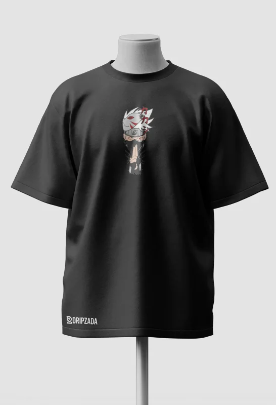 Kakashi Hatake Oversized Anime T-Shirt front