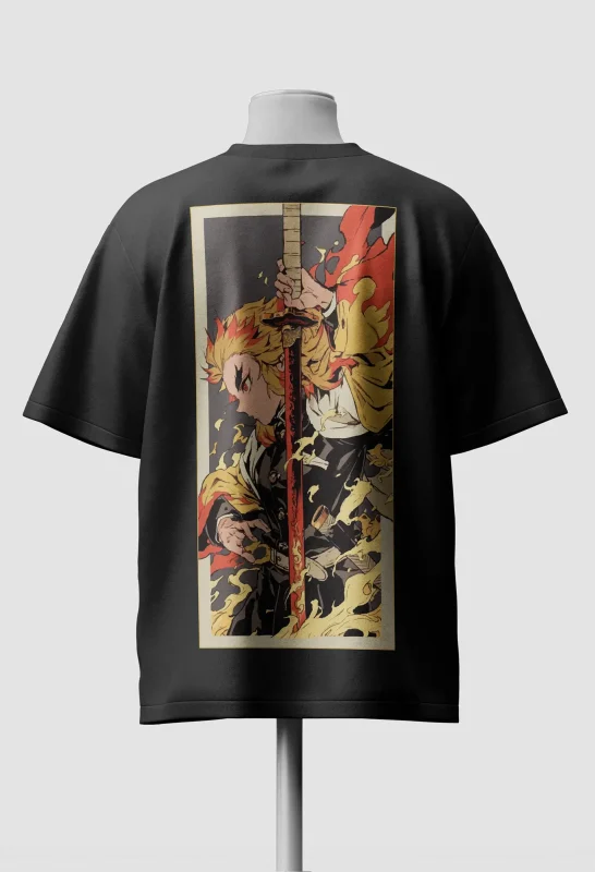 Kyojuro Rengoku oversized shirt Back