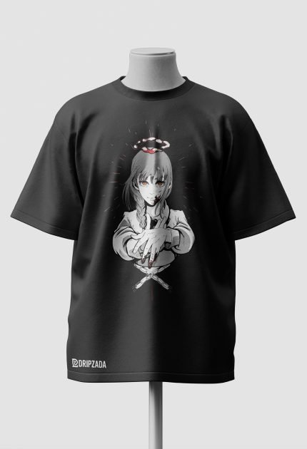 Makima Oversized Graphic T-Shirt Front