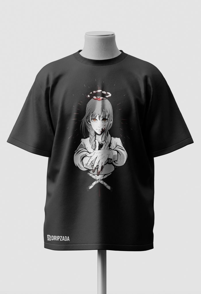Makima Oversized Graphic T-Shirt Front