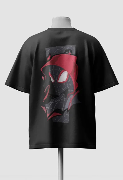 Miles Morales Oversized Anime T-Shirt