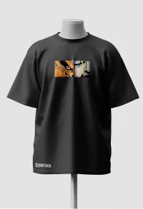 Naruto Kurama Oversized Anime T-Shirt front