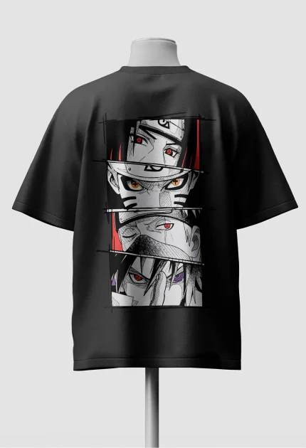 Naruto Squad Oversized Anime T-Shirt