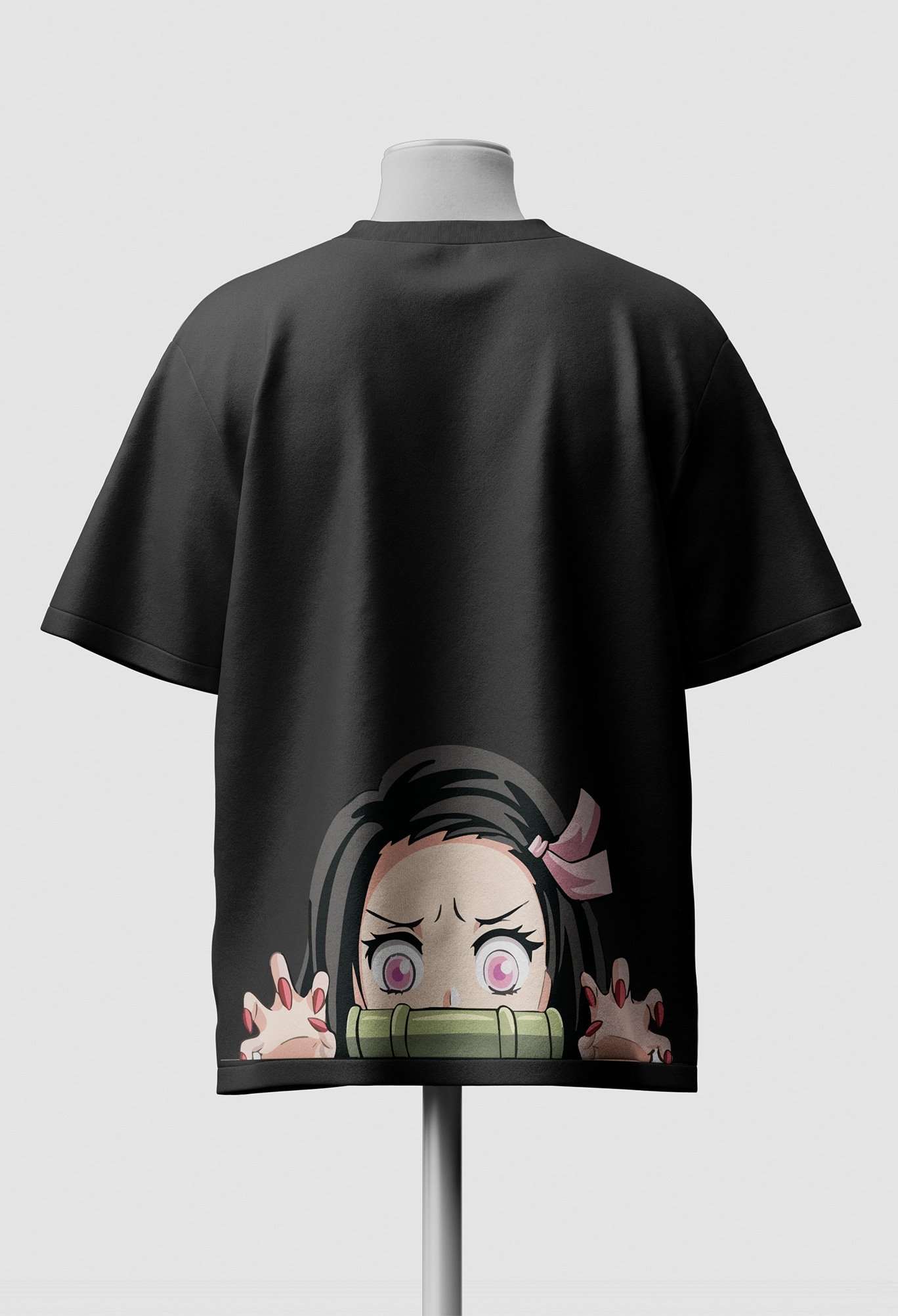 Nezuko Kamado oversized Shirt Back Nezuko Kamado oversized Shirt Back