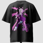 Spider-Gwen Oversized Anime T-Shirt back