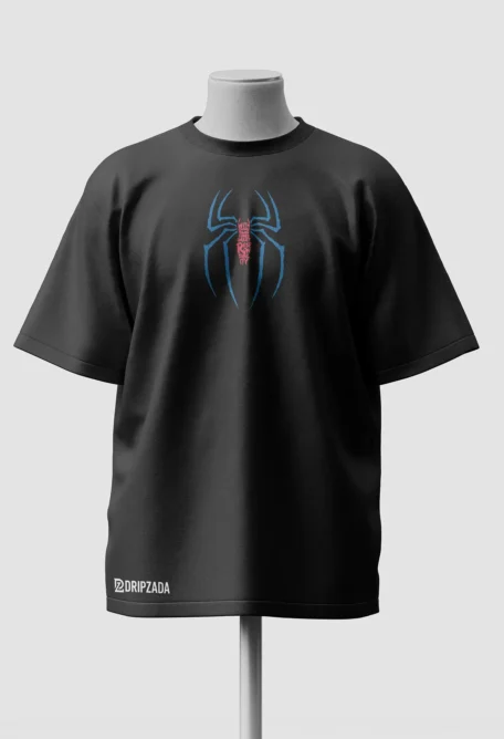 Spider-Man Oversized Anime T-Shirt front