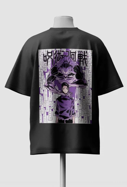 Yuta Okkotsu Oversized Anime T-Shirt 2 back