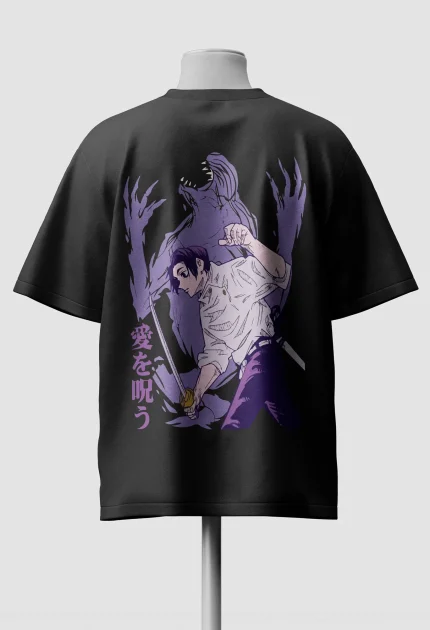 Yuta Okkotsu Oversized Anime T-Shirt Back