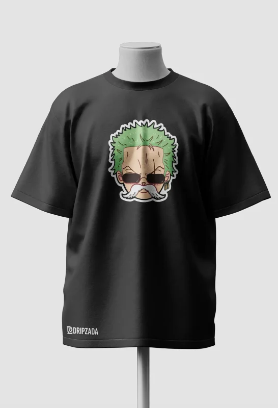 Zoro chibi-style oversized tshirt