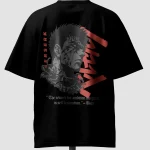 berserk anime oversized tee