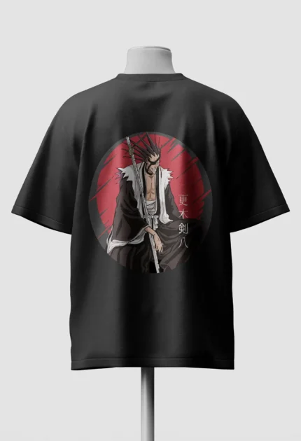 Kenpachi Zaraki oversized tshirt back