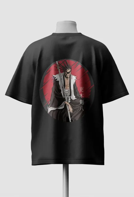 Kenpachi Zaraki oversized tshirt back