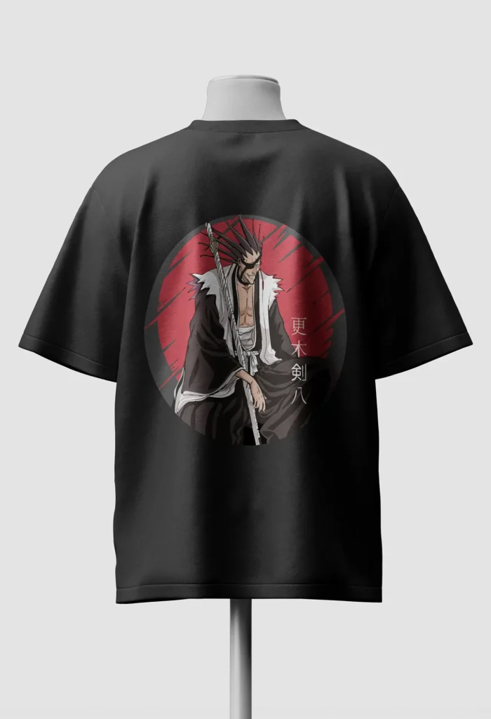 Kenpachi Zaraki oversized tshirt back