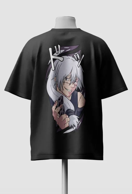 Mahito Oversized Anime T-Shirt back