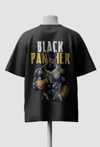 Marvel Black Panther Oversized Tee back