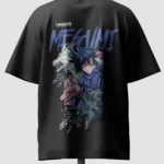 Megumi Fushiguro Oversized Anime T-Shirt back