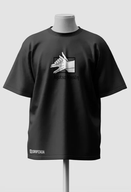 Megumi Fushiguro Oversized Anime T-Shirt front