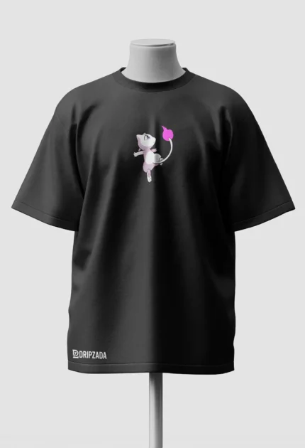 Mewtwo vs Mew Oversized Pokémon T-Shirt front