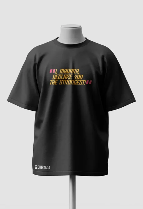 Might guy oversized tshirt front