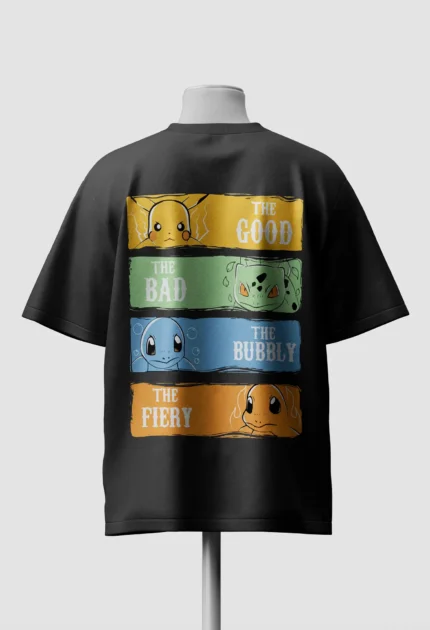 Pokémon Starter Oversized Tee Back