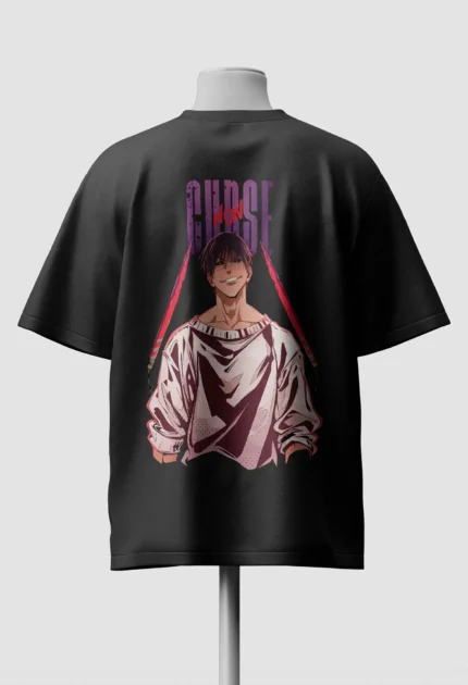 Toji Fushiguro Oversized Anime Tee back