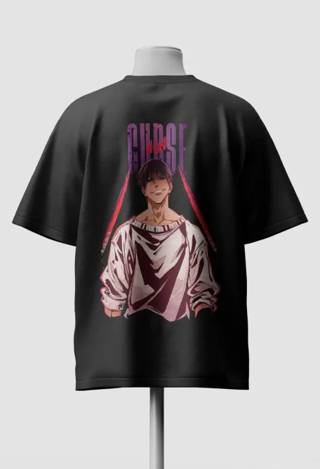 Toji Fushiguro Oversized Anime Tee back