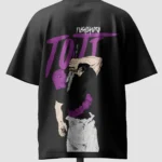 Toji Fushiguro Oversized Anime Tee Shirt back