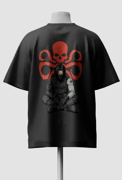 Winter Soldier Oversized T-Shirt back