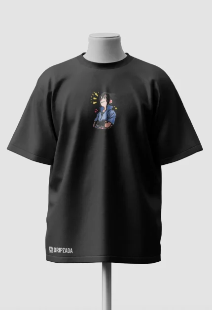 sasuke uchicha oversized tshirt front