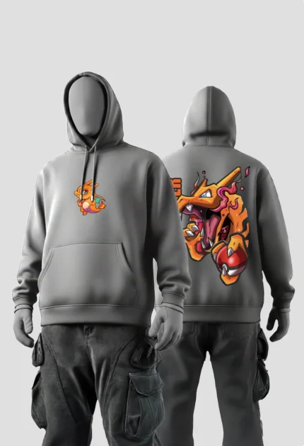 Charmander Grey Hoodie