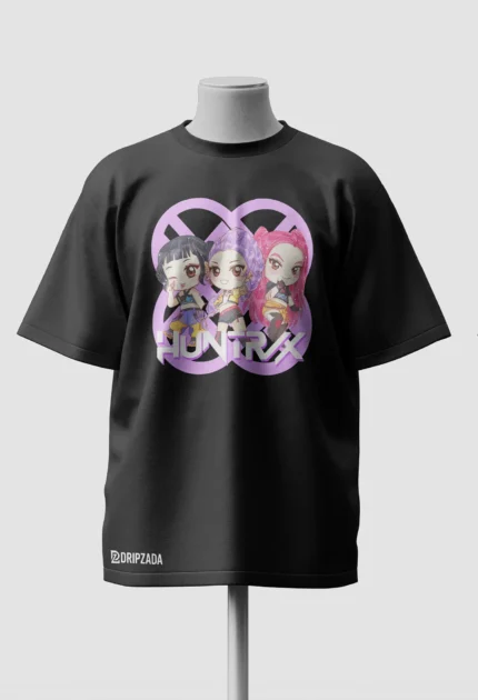 Demon hunter 2 k pop oversized shirt front