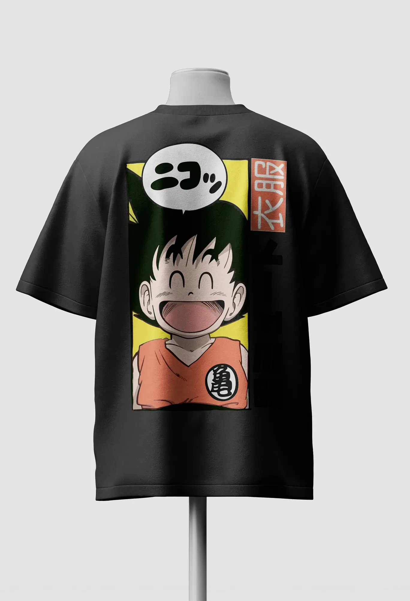 Dragon Ball Goku Oversized T-Shirt back Dragon Ball Goku Oversized T-Shirt back