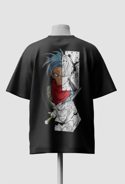 Future Trunks Oversized T-Shirt back