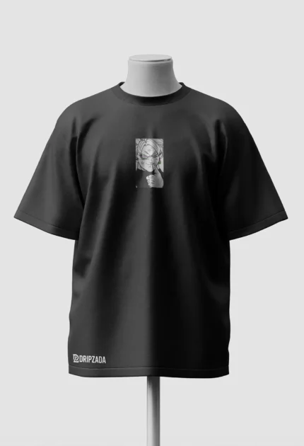Goku Black Rose Oversized T-Shirt front