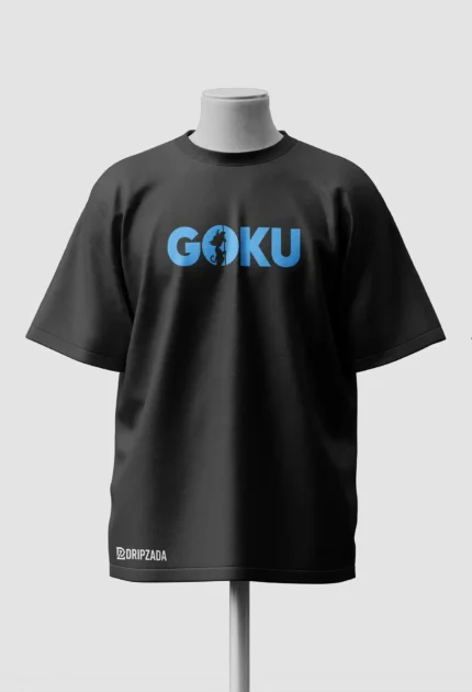 Goku Capsule Corp Oversized T-Shirt front
