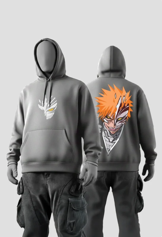 Hollow Ichigo Grey Hoodie