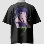 HuntrX Zoey Oversized Anime T-Shirt back
