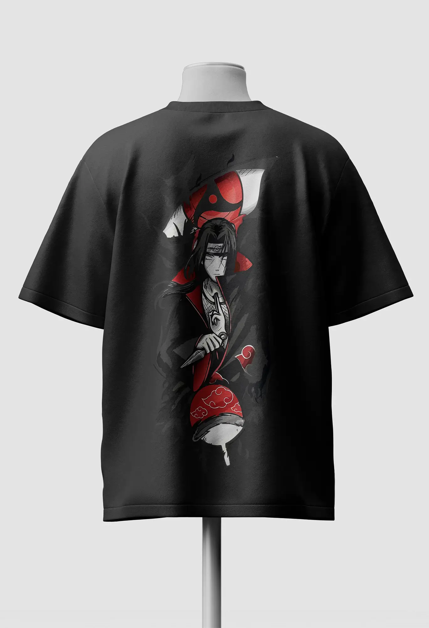 Itachi Oversized Anime T shirt back Itachi Oversized Anime T shirt