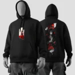 Itachi Uchiha Anime Hoodie Black