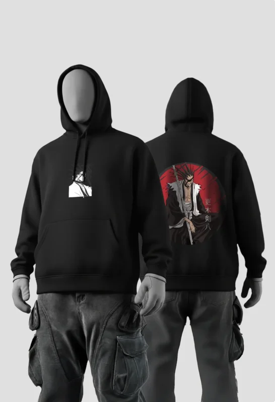 Kenpachi Zaraki Black Hoodie