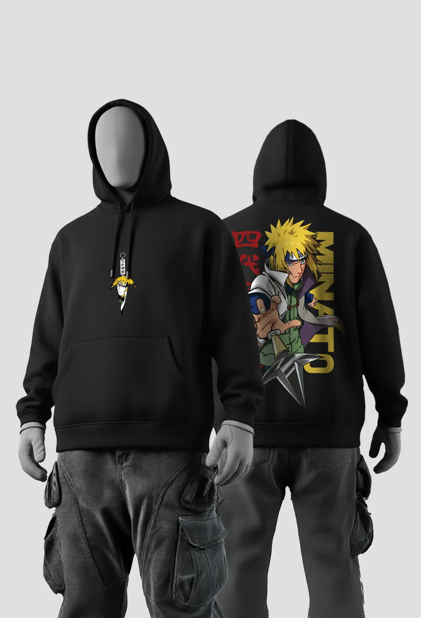 Minato Namikaze Anime Hoodie Minato Namikaze Anime Hoodie