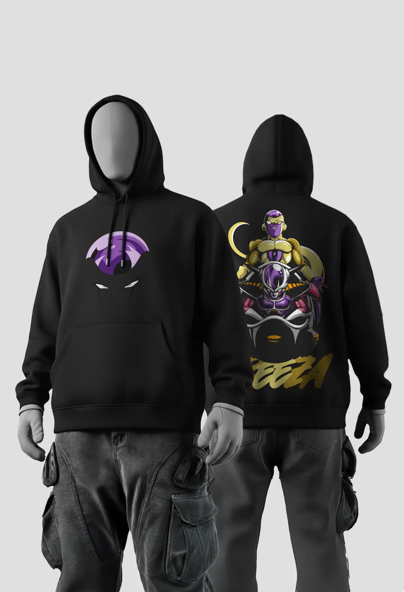 Naruto Design 1 Golden Frieza Hoodie - Image 1