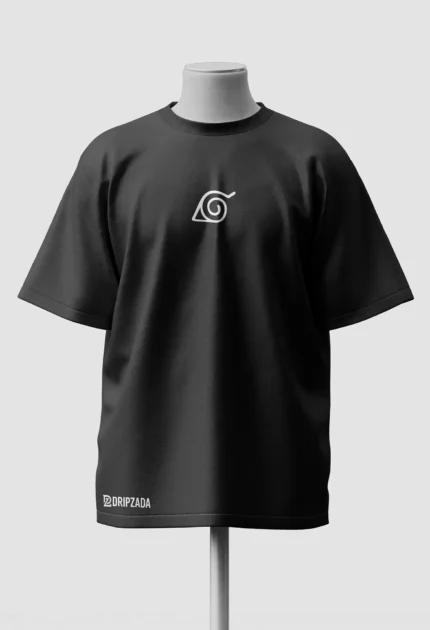 Naruto vs Sasuke Oversized T-Shirt front